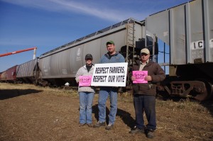Alberta farmers say "Stop Harper" - respect our vote
